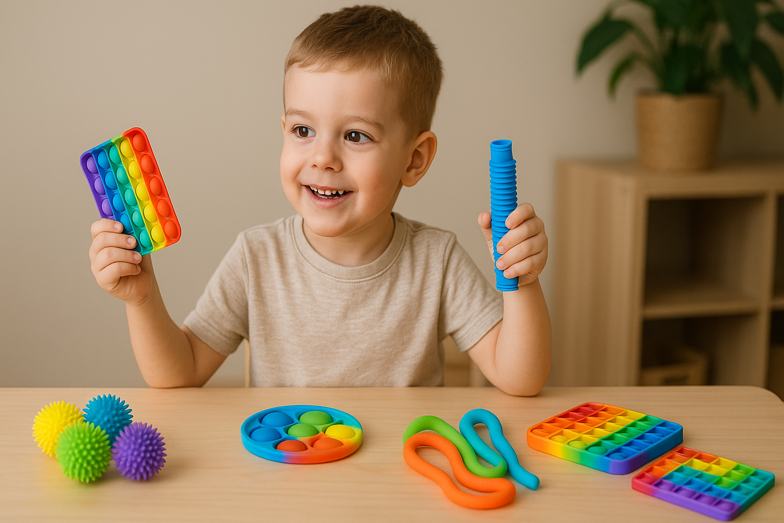 Sensoorne mänguasi 4-aastastele