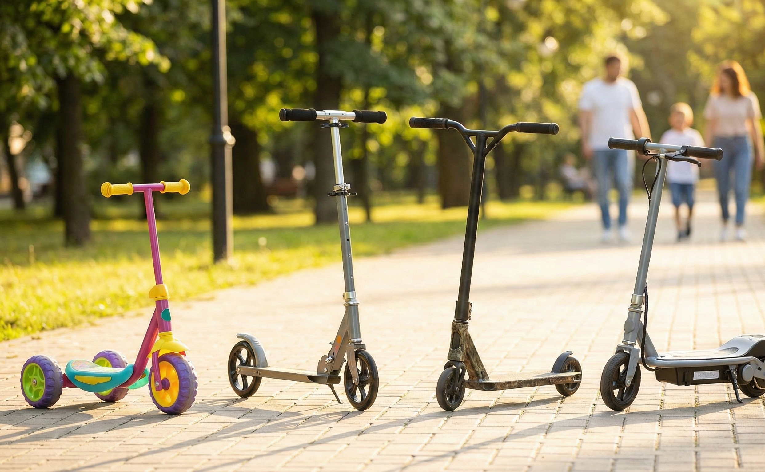 Laste tõukerataste tüübid