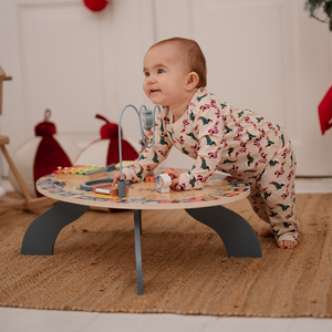 7in1 puidust õppelaud, muusikaline, sensoorne