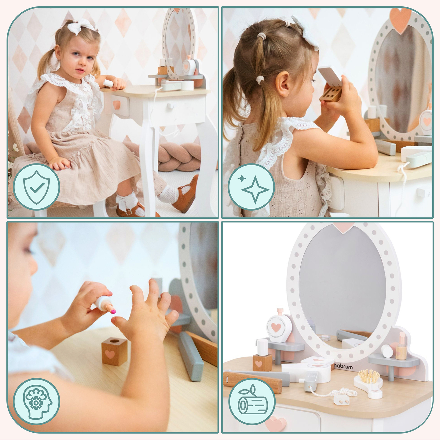 Puidust garderoobilaud koos tugitooli ja tarvikutega