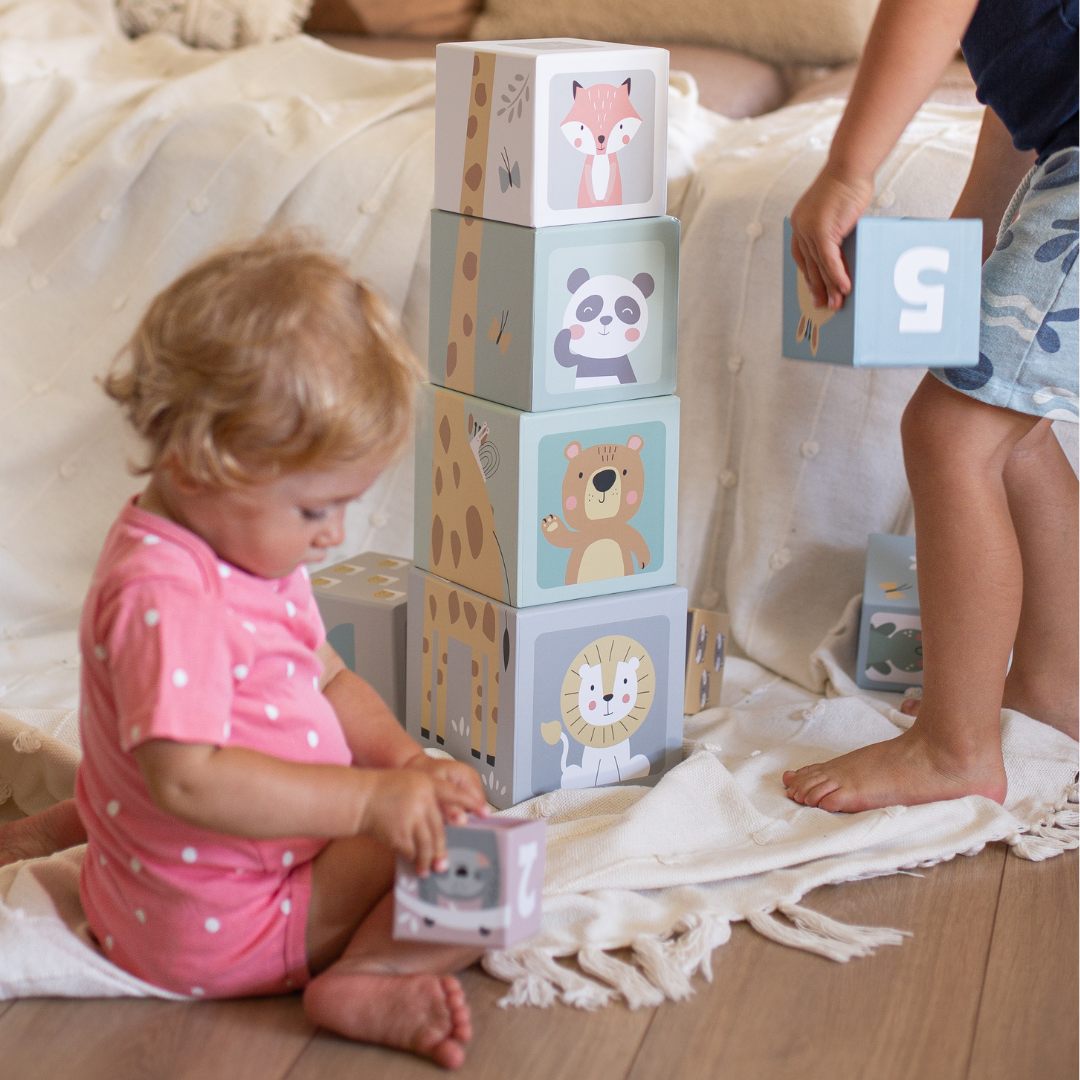 Pusletorn lastele 10 tükki - numbrid ja loomad