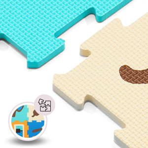 Haridusotstarbeline vahtplastimatt 90 x 90 x 1cm - EVA vahtpolüstri - kujundus: vahendid