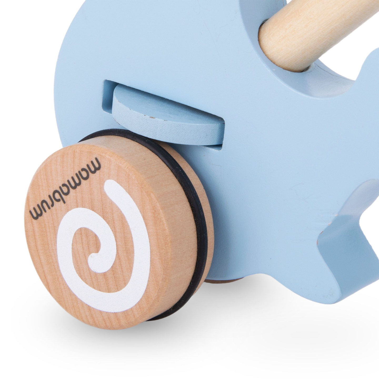 Puidust pitsat koos tõukekepiga - tõukuriga