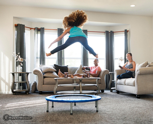 Mini batuut lastele ja täiskasvanutele - kuni 50kg - 91cm - koju ja aeda