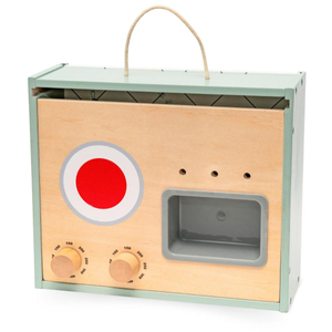 Puidust miniköök koos tarvikutega - kokkupandav