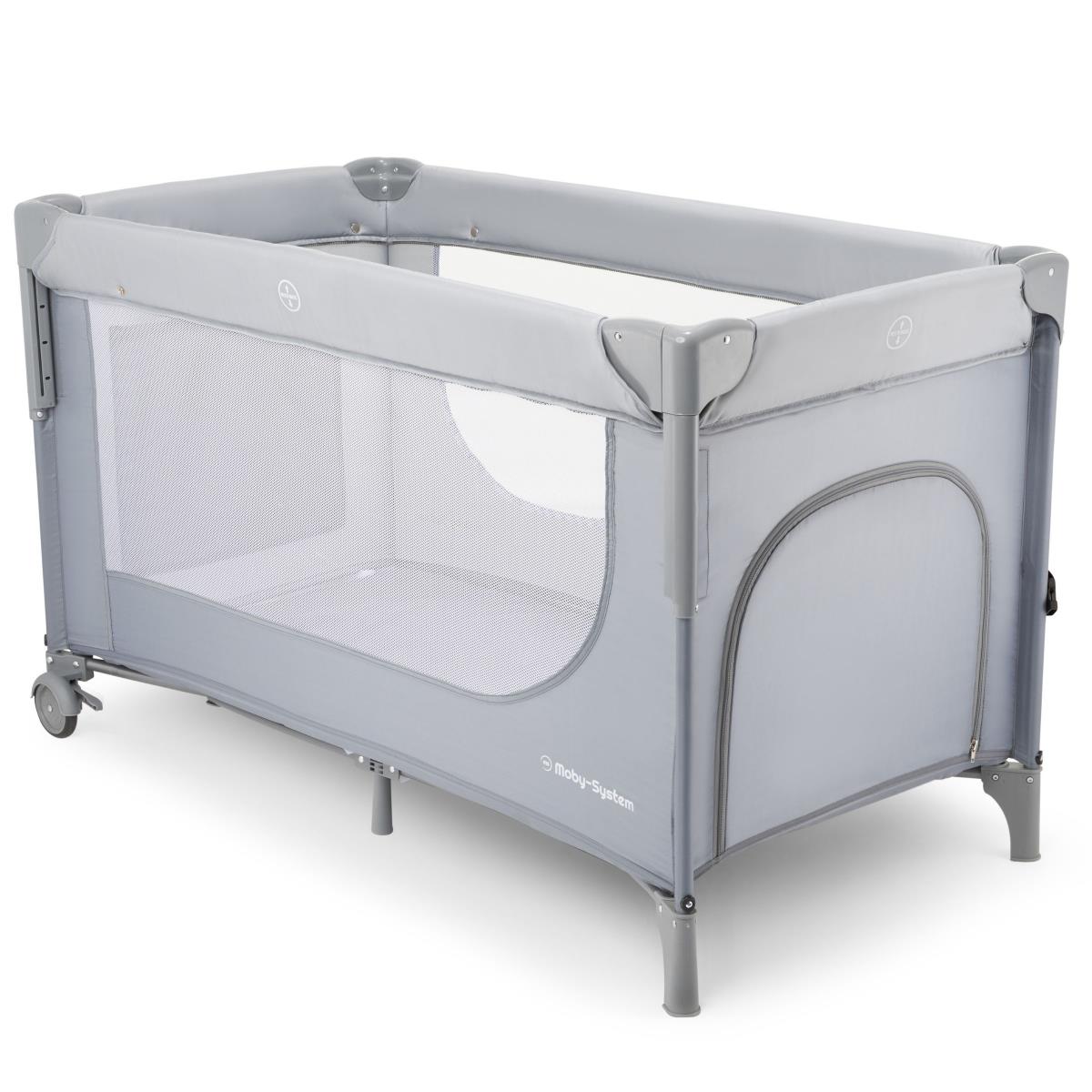 Tihedalt 3-in-1 kandevoodi koos muutmislaua, madratsi ja kandekotiga