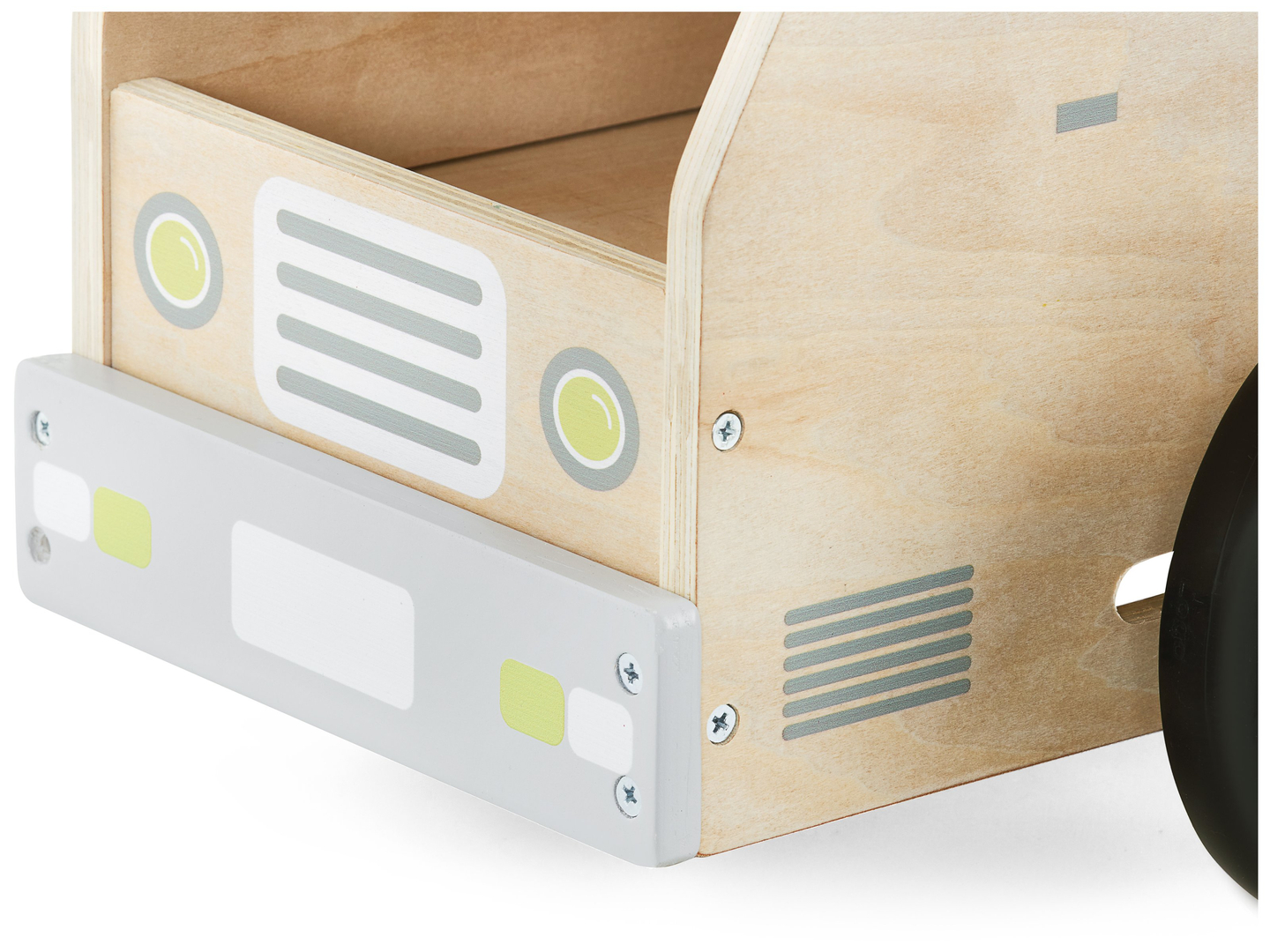 Puidust jalgratas, auto, klotsidega auto