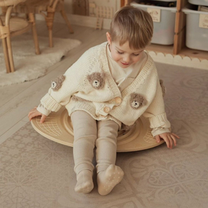 Puidust tasakaalulaud koos labürindi ja pallidega - tasakaaluvõluriga