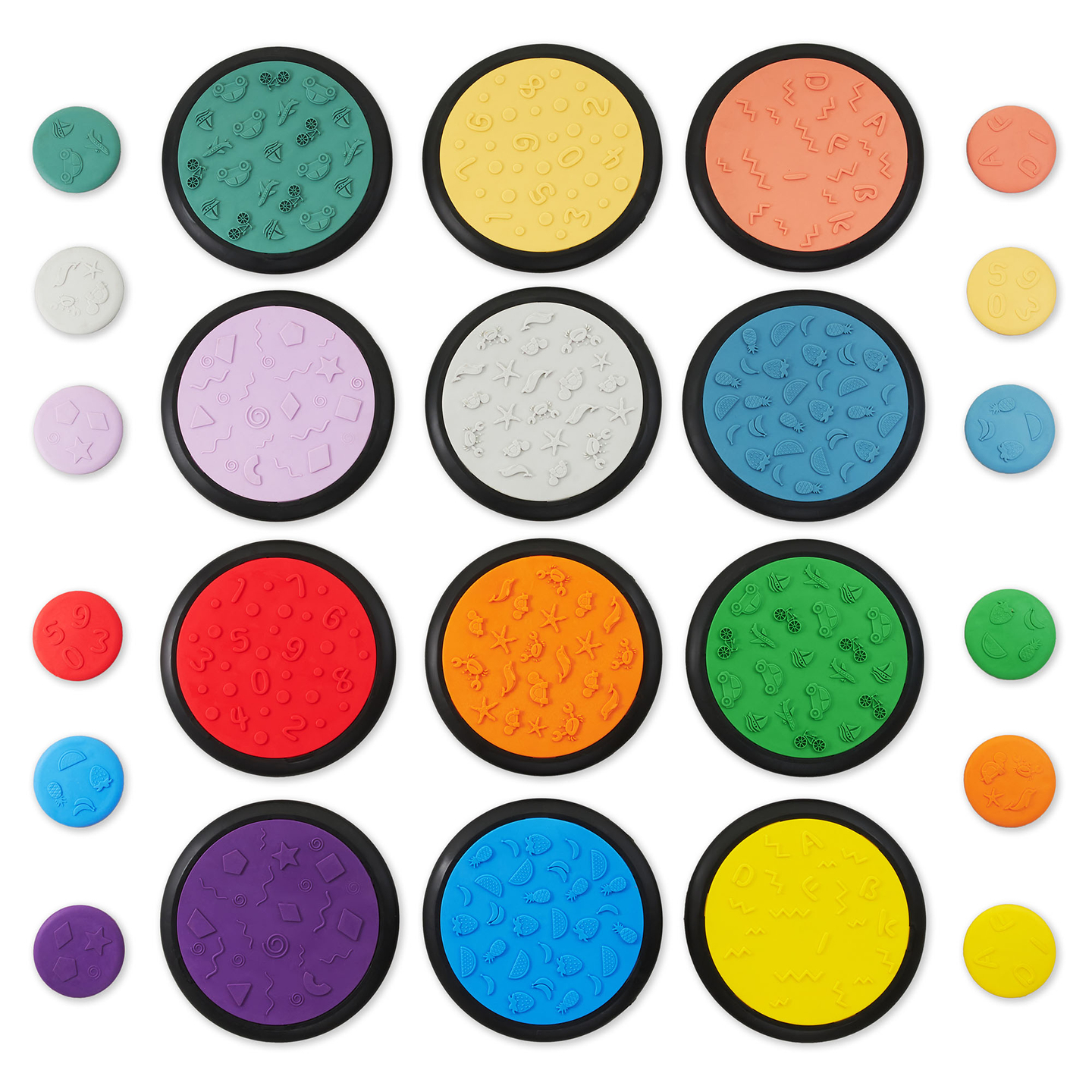 Värvilised sensoorsed kettad lastele - 24 tükki