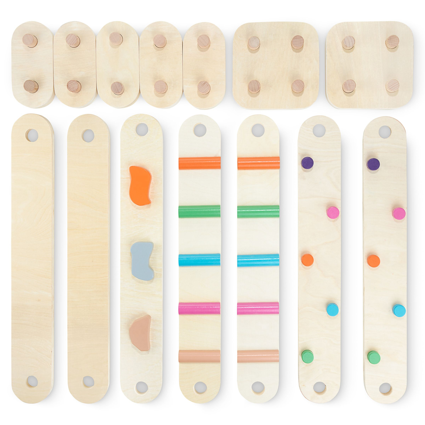 Puidust tasakaalurada - sensoorne rada - 14 elementi