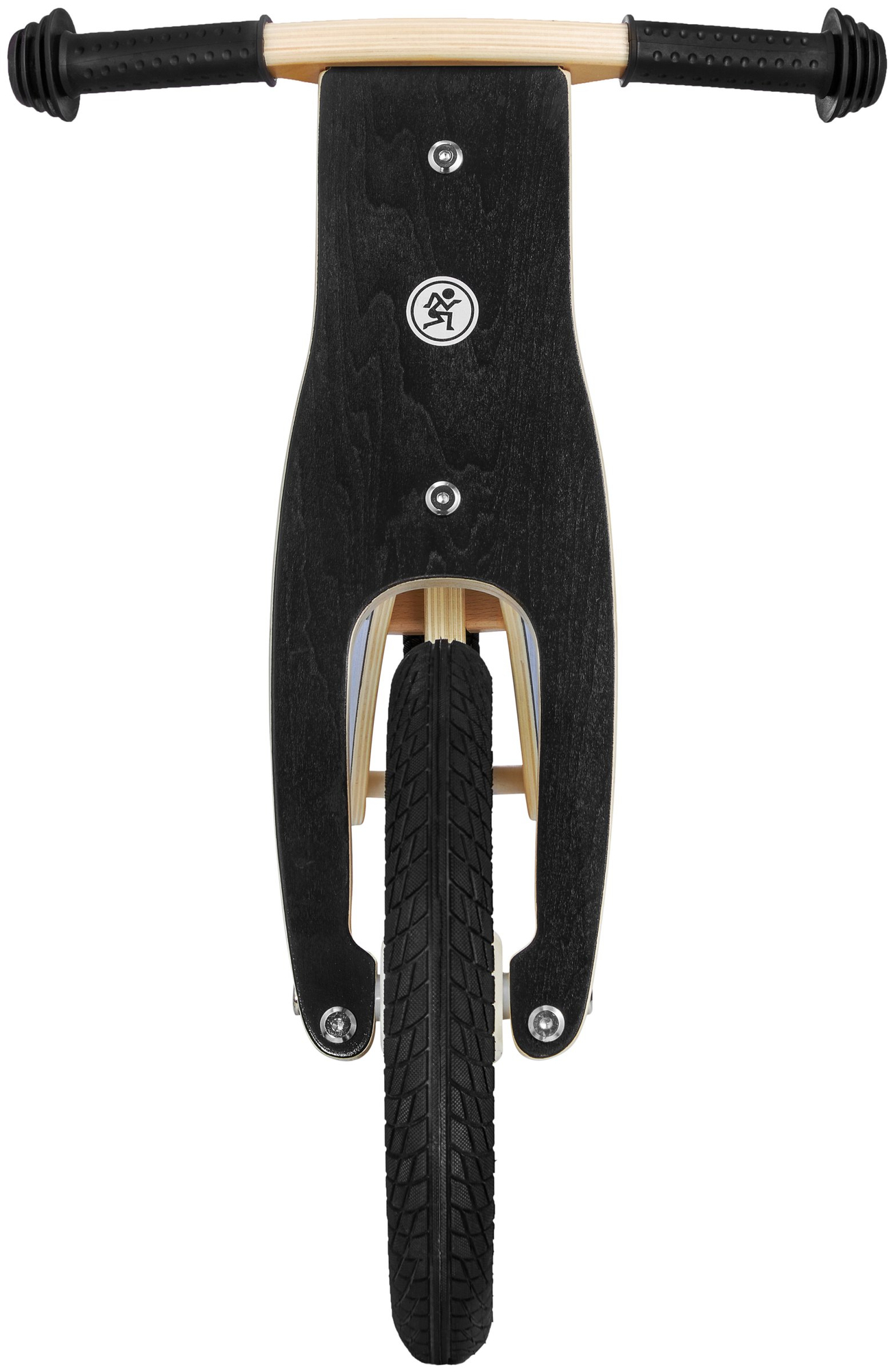 JAMES HyperMotion puidust jooksuratas - täispuhutavad rattad - must