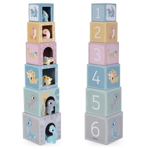 Torni sorteerija koos arvudega Dinosaurused