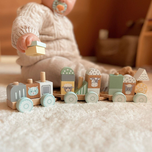 Puidust rong koos klotsidega poisile - Talu