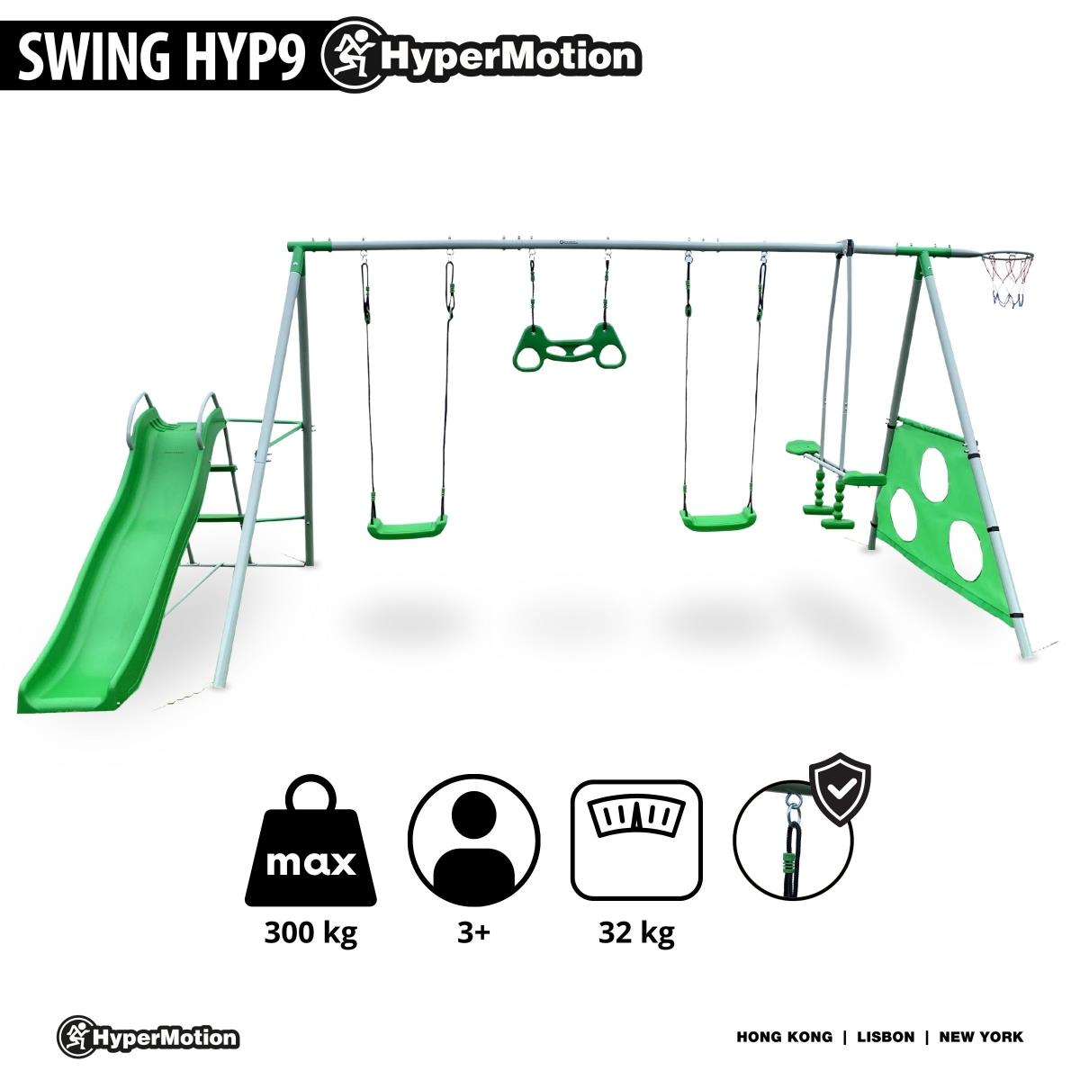 XXXL aiamänguväljak lastele kiikede, liumäe, võimlemistrapetsi, korvpallirõnga ja jalgpalliväravaga