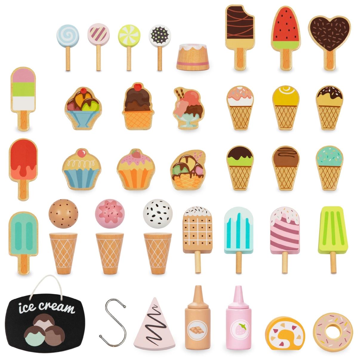 Puidust jäätisekäru ratastel - jäätisekäru