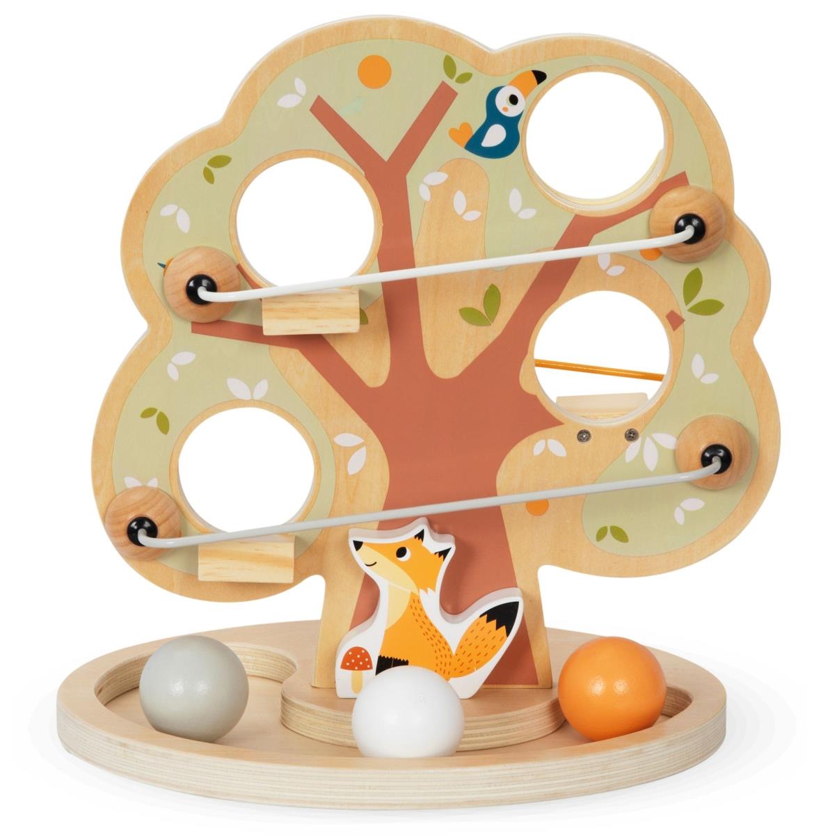 Puidust kuulidega liugrajad - roheline puu