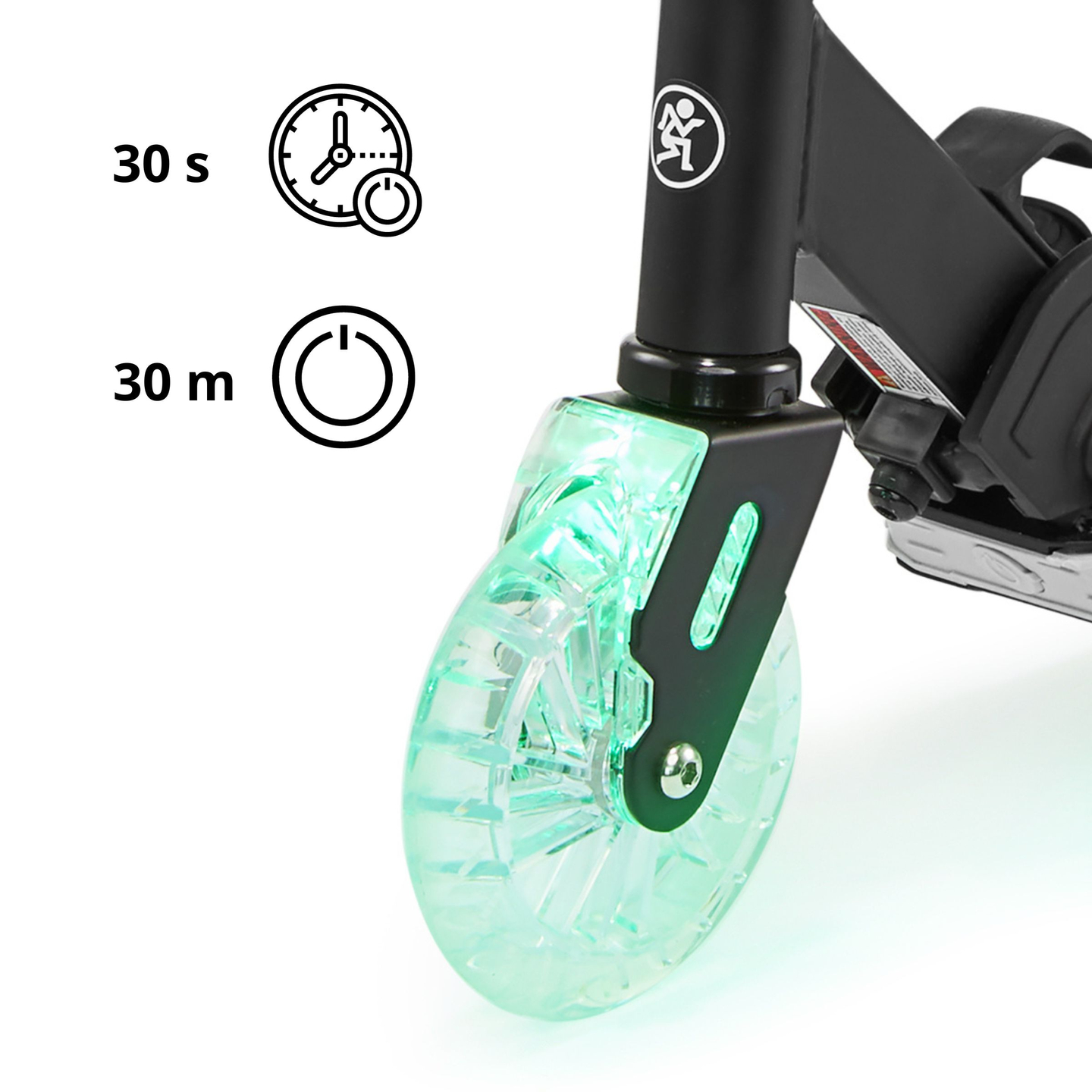 Kaherattaline LED-klapptulega roller - HyperMotion Ice Flash
