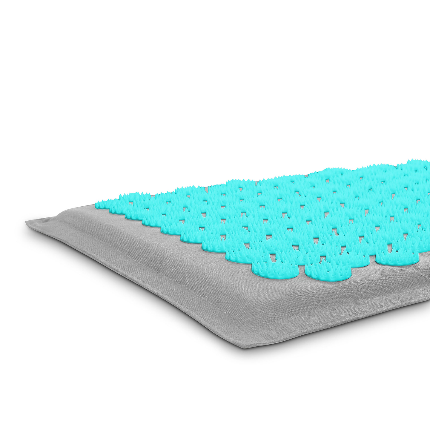 Öko-linane nõelravimatt kookoskiudude ja tatrapadjaga – 68 cm HyperMotion hall-münt