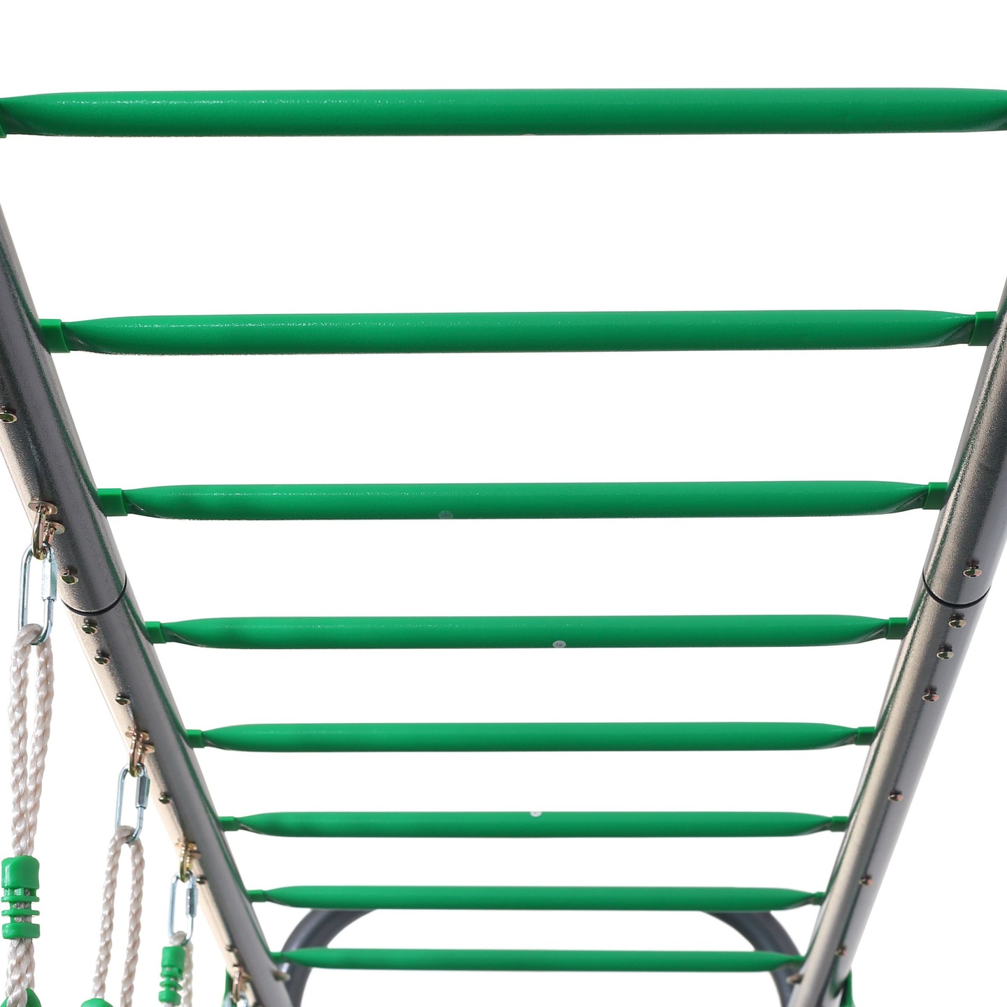 XXL terasest aiakiik - 2 istekohta, redel, võimlemistrapetsi