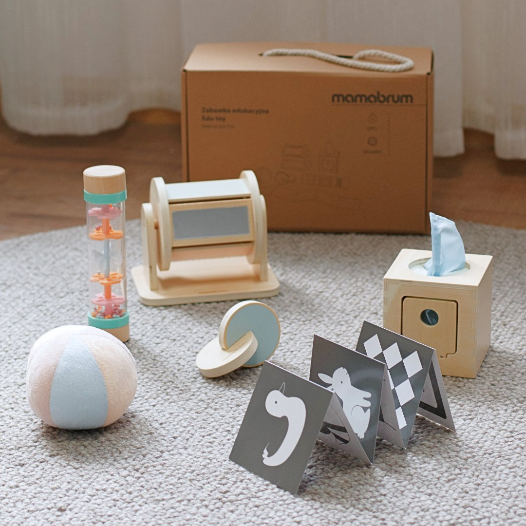 Montessori mänguasjakomplekt väikelapsele 0-6 kuud