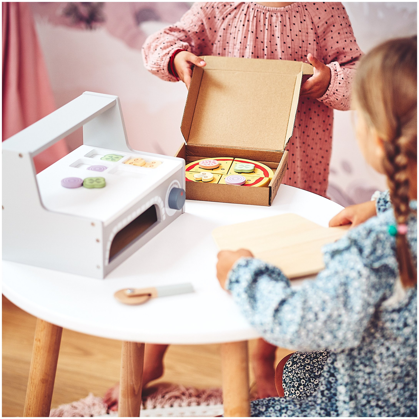 Puidust pitsa küpsetamise komplekt