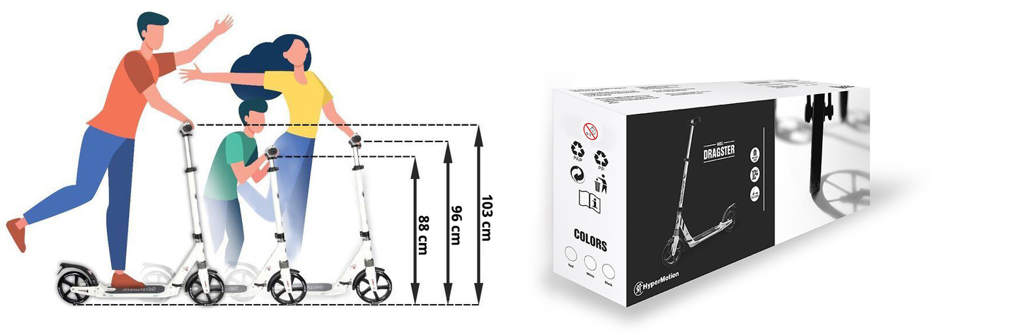 HyperMotion DRAGSTER linnaroller Must