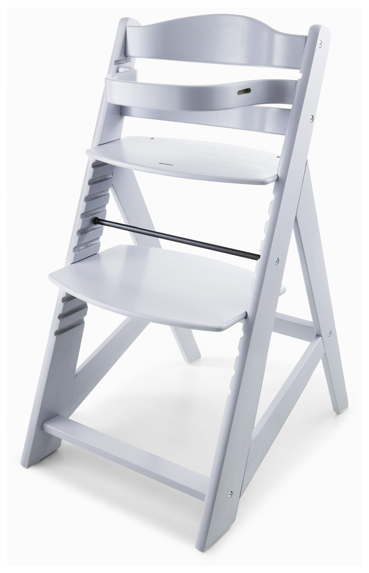 Puidust söötmistool Moby-System WOODY - halli värvi