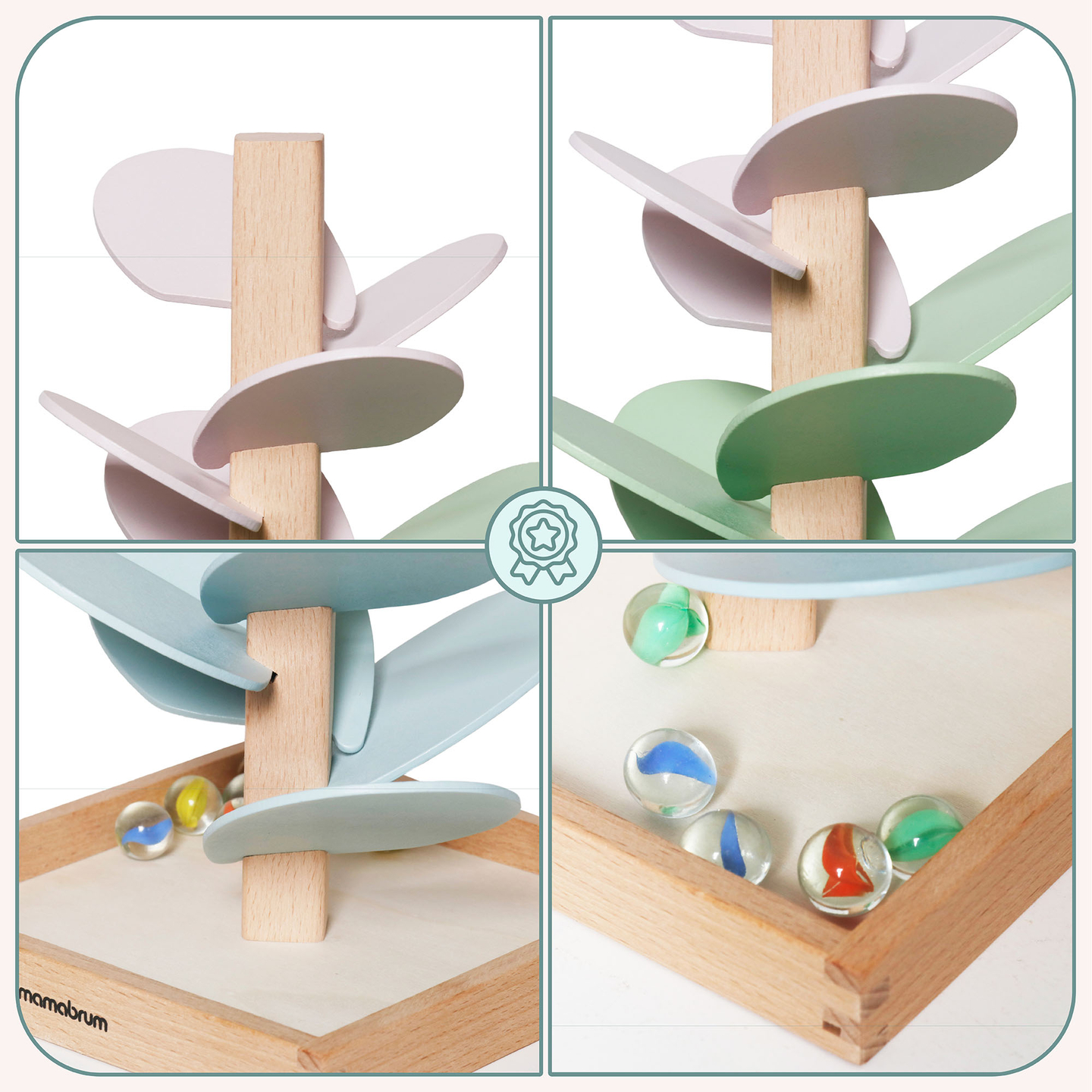 Puidust kulodroom - pallidega helipuu