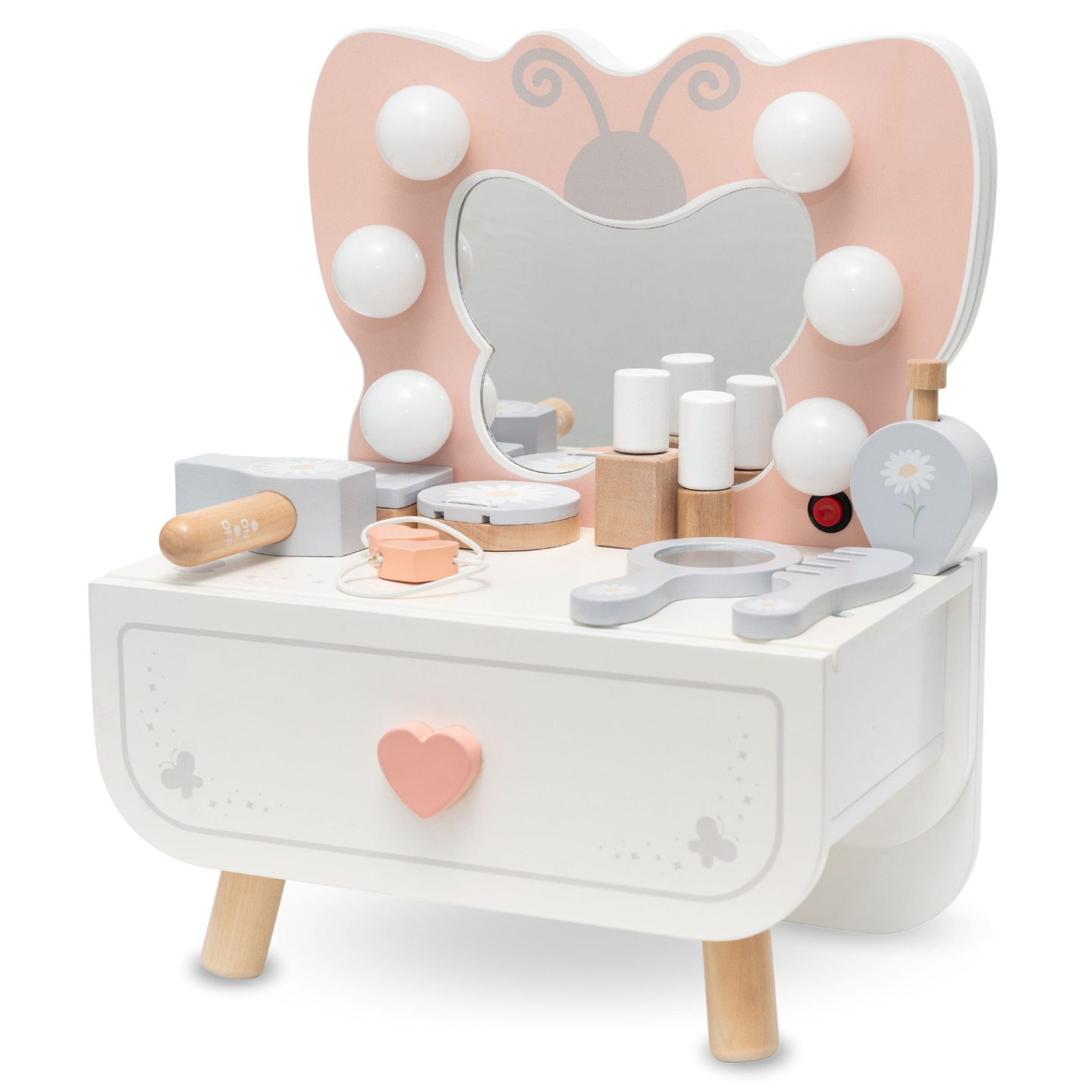 Puidust minikabiin LED-valgustusega - Butterfly