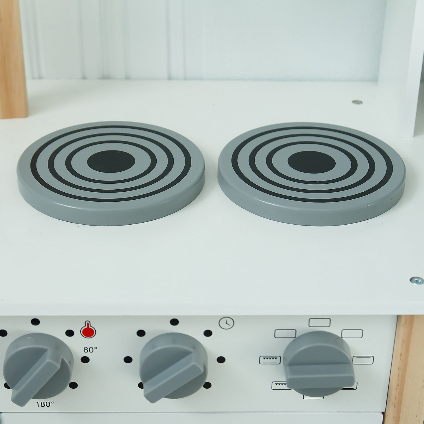 Puidust lasteköök koos mikrolaineahjuga