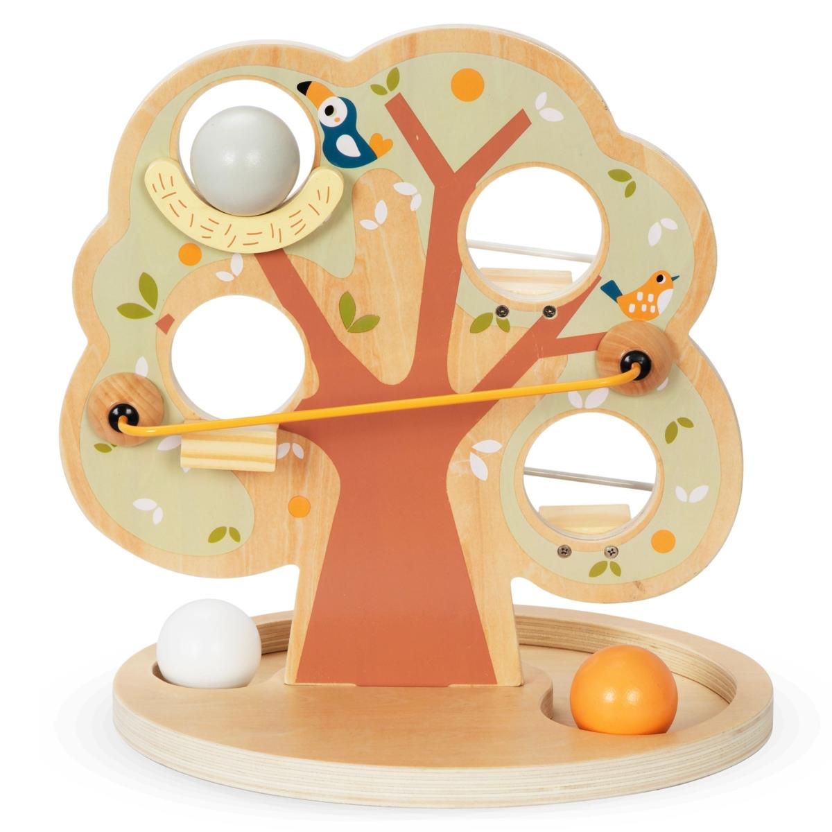 Puidust kuulidega liugrajad - roheline puu