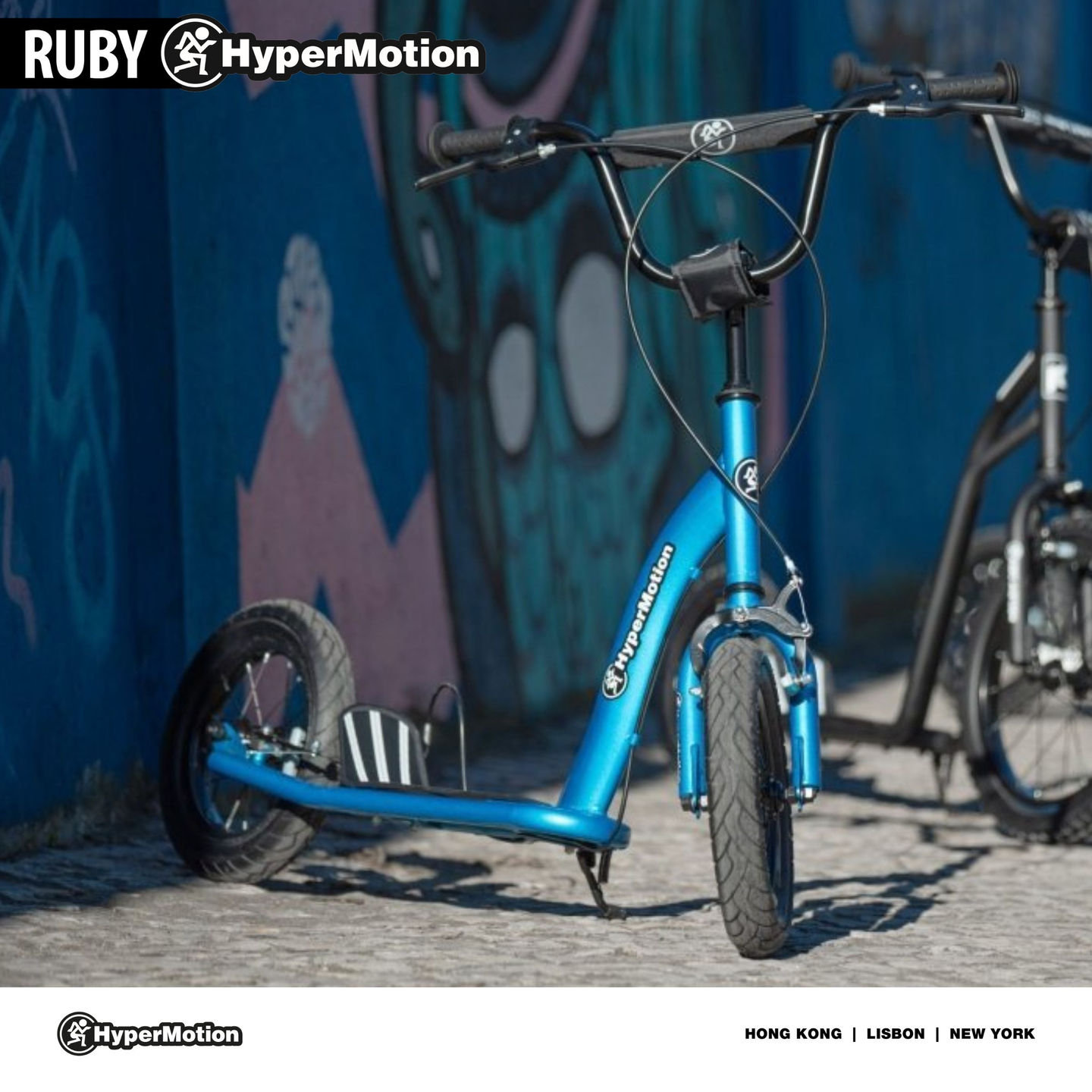 HyperMotion RUBY 12 roller (30 cm täispuhutavad rattad) - Sinine