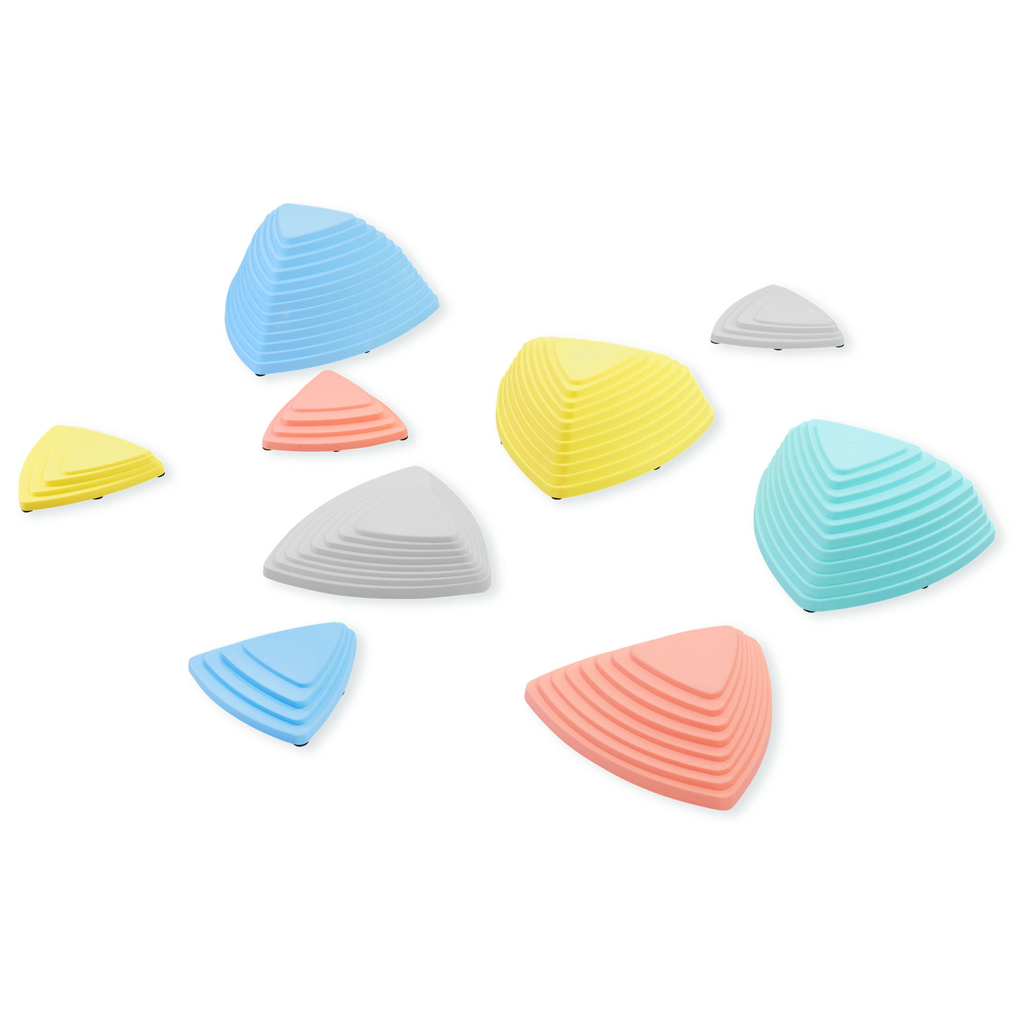 Värvilised tasakaalustuskivid - 9 tükki