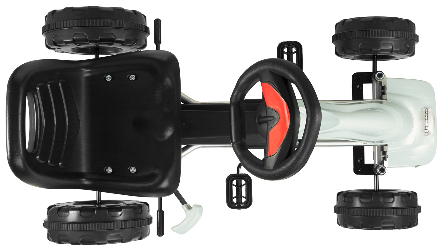 CHESTER pedaaliga gokart - sõiduvahend lastele 3-6 aastat - hall