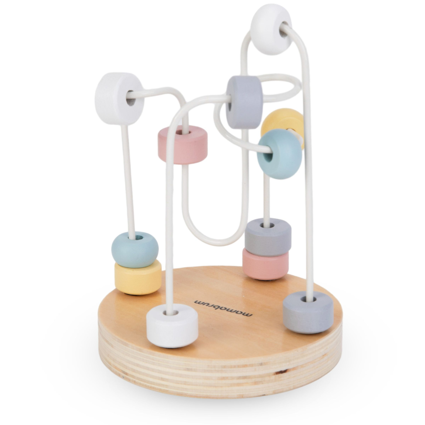 Puidust mänguasjade komplekt - värviline põiming, püramiid Deer, sorteerija Penguin