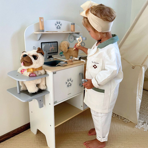 Loomahaigla - puidust komplekt