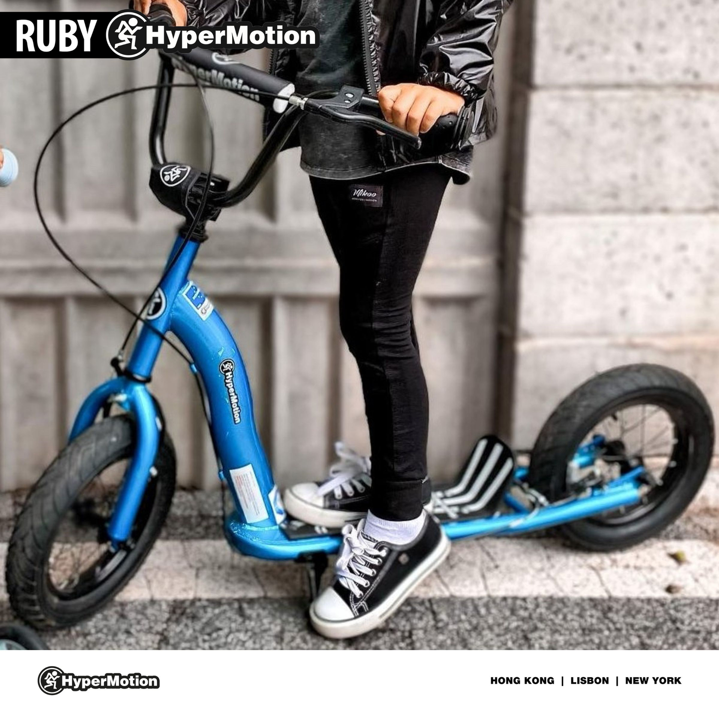 HyperMotion RUBY 12 roller (30 cm täispuhutavad rattad) - Sinine