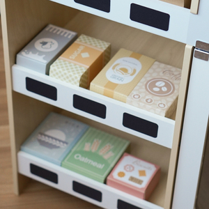 Puidust köögiviljaturg - suur XXL kiosk, mängukassaga pood