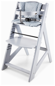 Puidust söötmistool Moby-System WOODY - halli värvi