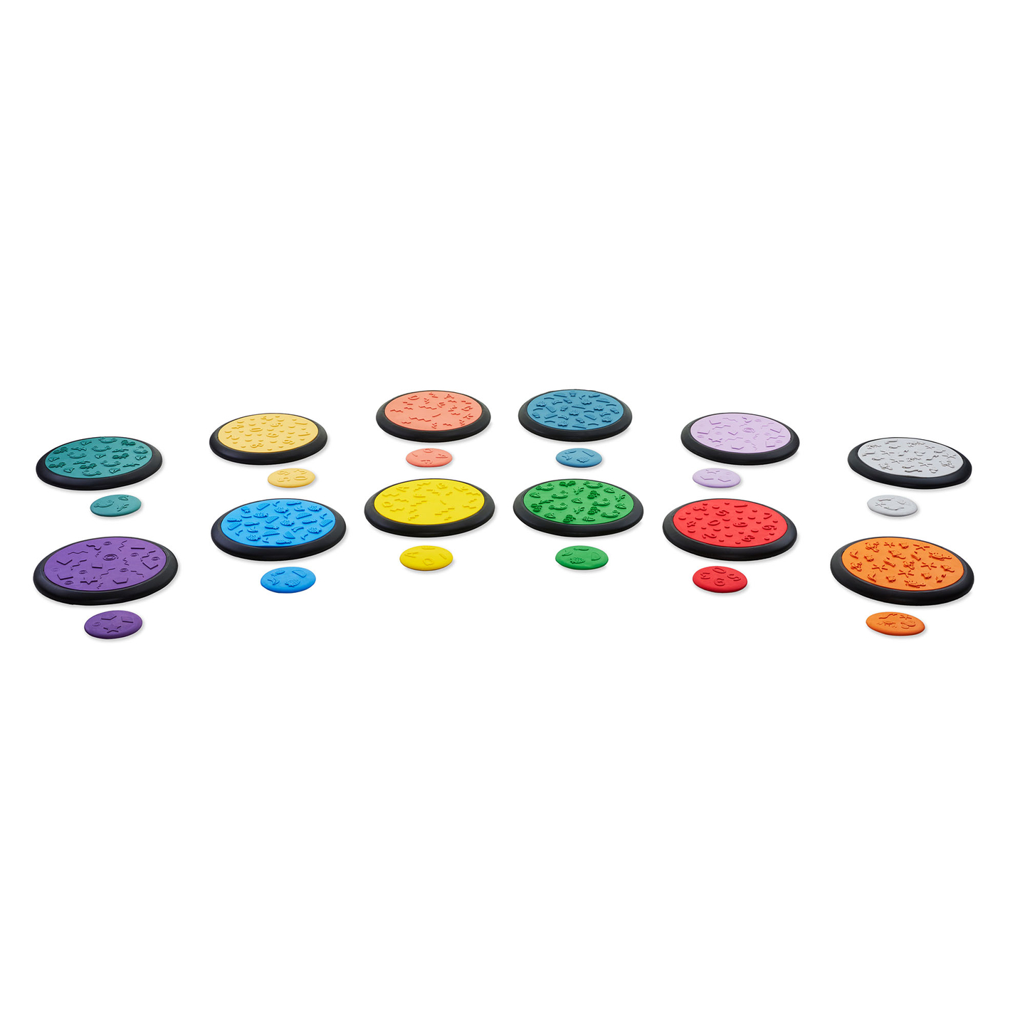 Värvilised sensoorsed kettad lastele - 24 tükki