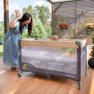 Reisivoodi 0 - 36 m mähkimislauaga + Moby-System HUXLEY mänguaedik