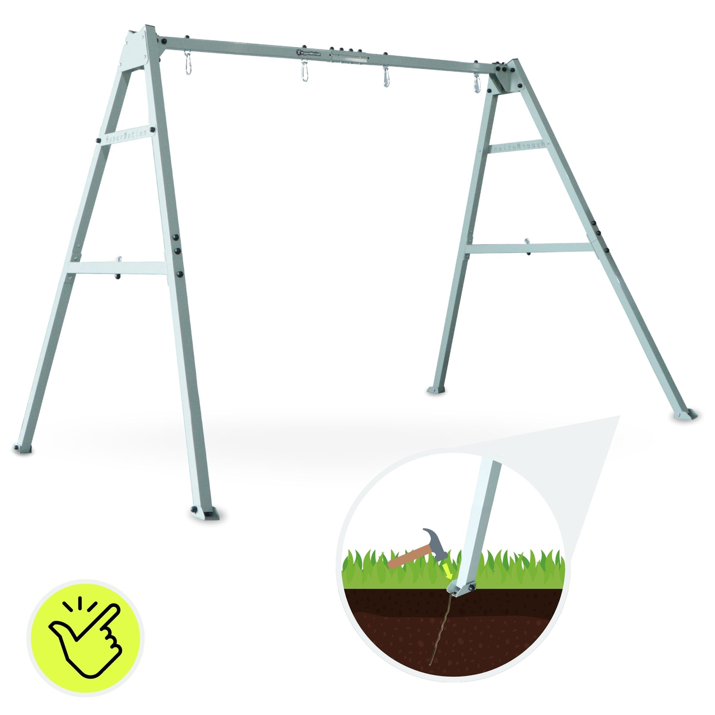 Terasraam aiakiigele või võrkkiigele