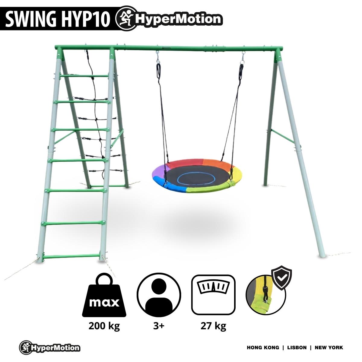 Lastele XL aiamänguväljak koos kurepesa kiige, redeli ja ronimisvõrguga