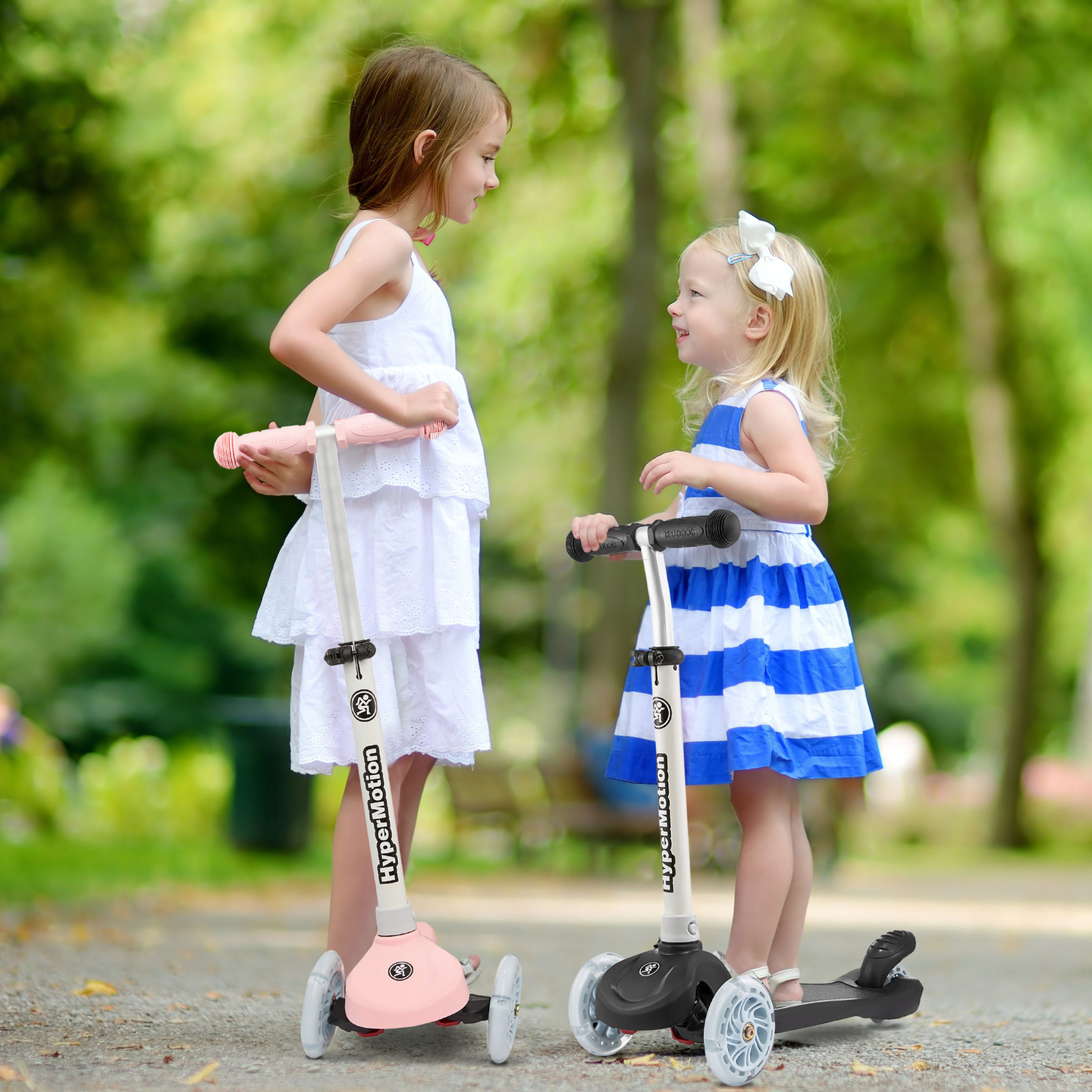 Tringo kolmerattaline tasakaaluliikur, 3-8 aastat vana - roosa + helendavad LED rattad