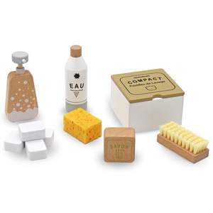 Puidust puhastuskomplekt lastele - 10 toodet