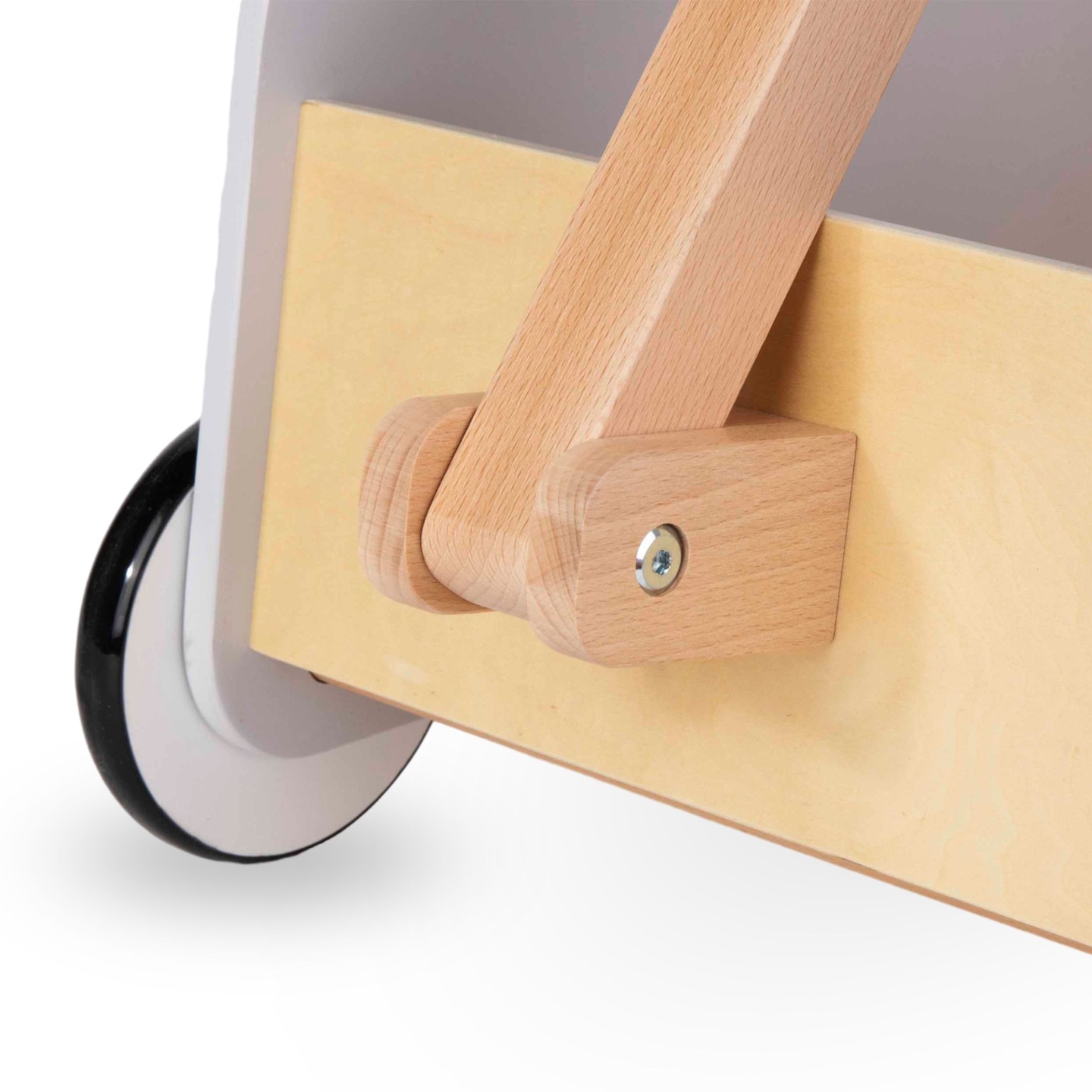 Puidust mänguasjakäru - tõmmatav haagis