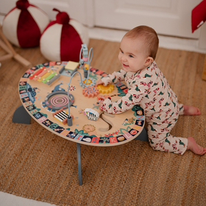 7in1 puidust õppelaud, muusikaline, sensoorne