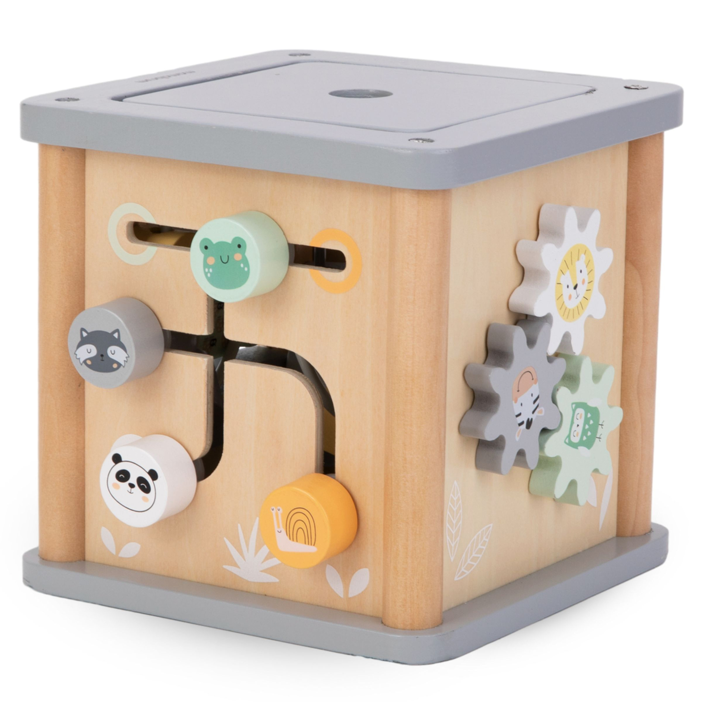 Montessori puust hariduslik kuubik - motoriline silmus