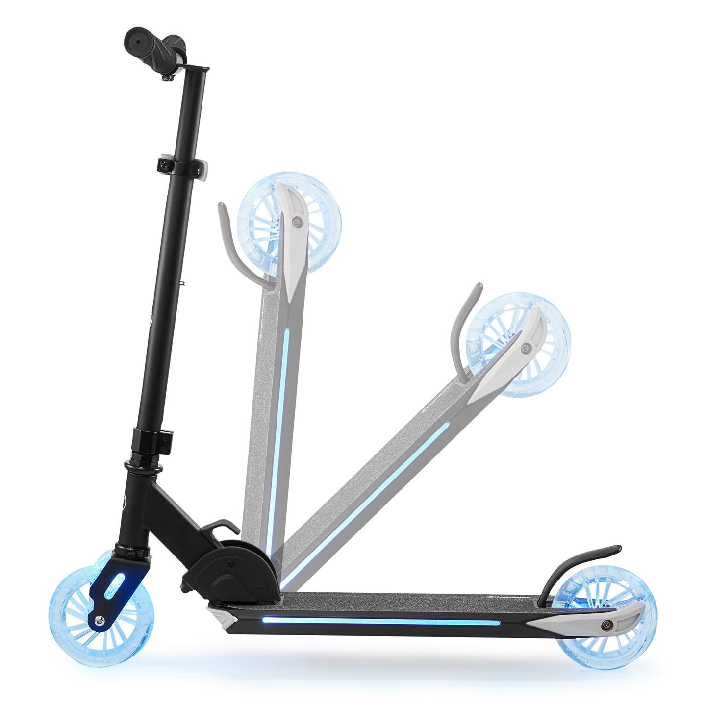 Kaherattaline LED-klapptulega roller - HyperMotion Ice Flash