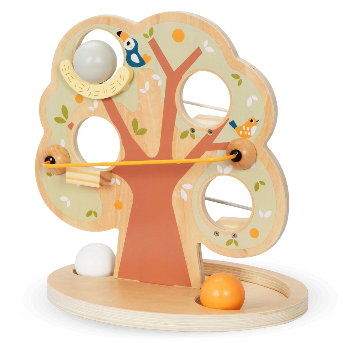 Puidust kuulidega liugrajad - roheline puu